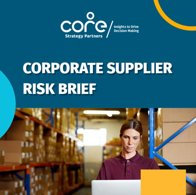 Corporate Supplier Risk Brief